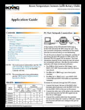 KMC Controls STE-6019 STE-6018 Application Manual