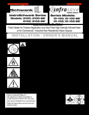Schwank InfraSave 2100-SS Owner's Manual