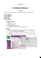Metel TRF-24100T Installation Manual