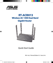 Asus RT-ACRH13 Quick Start Manual