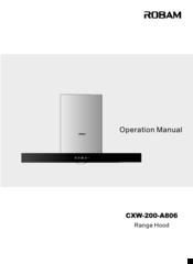 Robam CXW-200-A806 Operation Manual