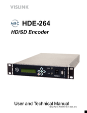 Vislink HDE-264 User And Technical Manual
