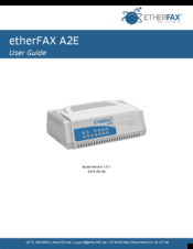 etherFAX A2E User Manual