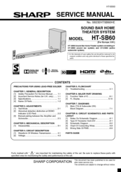 Sharp HT-SB60 Service Manual