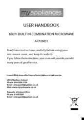 myappliances ART28601 User Handbook Manual