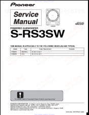 Pioneer S Rs3sw Manuals Manualslib