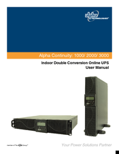 Alpha Technologies Sentra 1000 User Manual
