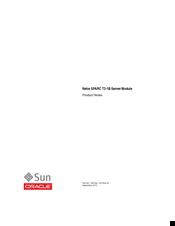 Sun Oracle Netra SPARC T3-1B Product Notes