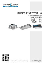mundoclima MUCR-H6 Series Service Manual