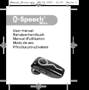 B-Speech Micra User Manual