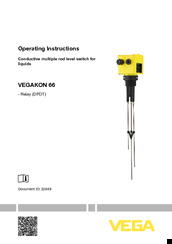 Vega VEGAKON 66 Operating Instructions Manual