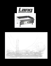 Lang CLG-36-U Installation, Operation, Maintenance, & Troubleshooting