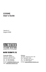 Matrix Telecom COSINE-64P User Manual