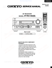Onkyo HT-RC180(B) Service Manual