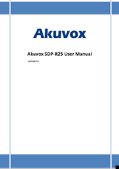 Akuvox SPD-R25 User Manual