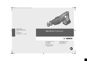 Bosch GSA 18 V-LI Original Operating Instructions