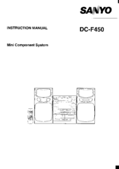 Sanyo DC-F450 Instruction Manual