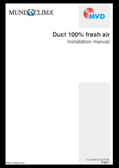 mundoclima CL23194 Installation Manual