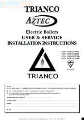 Aztec EB 897 04 Installation Instructions Manual