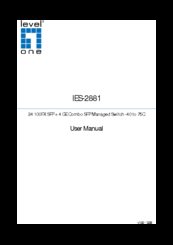LevelOne IES-2881 User Manual