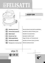 FELISATTI AS20/1200 Operating Instructions Manual