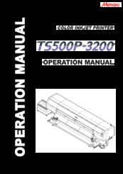 MIMAKI TS500P-3200 Operation Manual