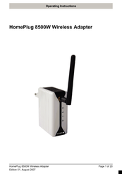 Olympia HomePlug 8500w Operating	 Instruction