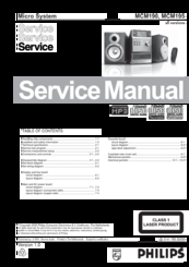 Philips MCM195 Service Manual