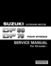 Suzuki DF 60 Service Manual