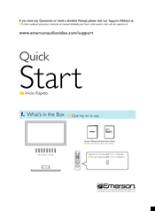 Emerson lf501em6f Quick Start Manual