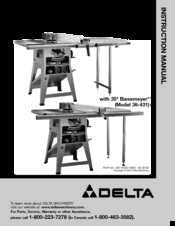 Delta 36-426 Instruction Manual