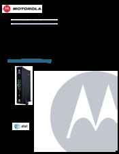 Motorola AT&T NVG589 Administrator's Hanbook