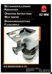 Varimixer MRM5T-KH Operating Instructions Manual