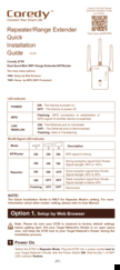 Coredy E750 Quick Installation Manual