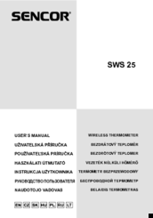 Sencor sws 25 User Manual