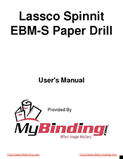 Lassco-Wizer Spinnit EBM-S User Manual