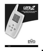 DIG LEIT RC2 Operating Instructions Manual