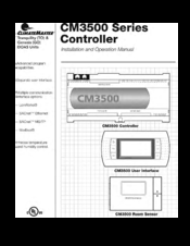 ClimateMaster CM3500 Series Installation And Operaion Manual