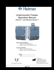 Helmer iPF105 Operation Manual