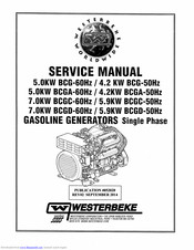 Westerbeke BCGD-60HZ Service Manual