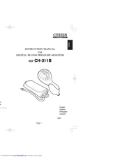 Citizen CH-311B Instruction Manual