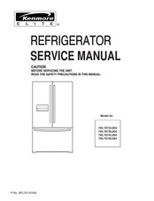 Kenmore 795.78733.804 Service Manual