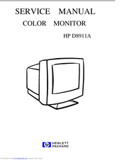 HP D8911A Service Manual
