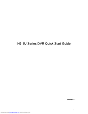 Oz Security Systems N6 1U series Quick Start Manual
