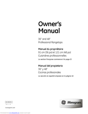 Monogram ZGU486LD-6 Owner's Manual