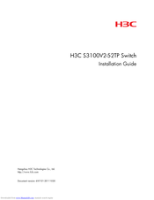 H3C S3100V2-52TP Installation Manual