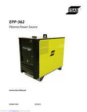 ESAB EPP-362 Instruction Manual