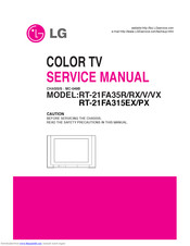 LG RT-21FA315EX Service Manual