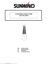 Sunwind PH08 Instruction Manual