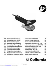 Collomix CMG 1700 Operating Manual
